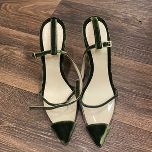 ALEVI Velvet & Plexi Pumps